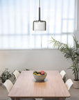 Lampa Sufitowa Wisząca Szklany Klosz APP1701-1CP Grey A 2