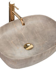 Umywalka nablatowa Rea Freja Beige 1