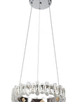 Kryształowa Lampa Sufitowa LED APP1041-CP + pilot