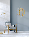 LAMPA SUFITOWA WISZĄCA GLAMOUR APP961-1CP Złota 5