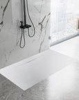 Brodzik Prysznicowy Bazalt Long White 90x120 3