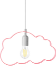 LAMPA WISZĄCA CHMURKA JASNORÓŻOWA