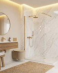 Kabina prysznicowa Walk-In Rea Flexi Transparent / Gold 90 3