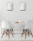 Lampa sufitowa nowoczesna APP957-1CP Biała 3
