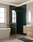 Ścianka Prysznicowa Rea Sky Brush Gold 100 3