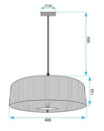 Lampa Wisząca Boho APP1296-1CP GREEN