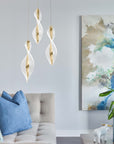 Lampa Wisząca Led G028-3cp Złoty 5