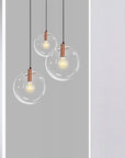 Lampa sufitowa wisząca szklana Lassi 20 cm app039-1cp Różowe Złoto
