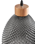 Lampa Sufitowa Szklana Retro APP897-1CP Czarna