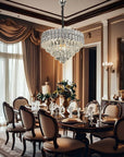 Lampa Wisząca Z Kryształami G055-cp 50cm Chrom 7