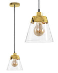 Lampa Wisząca APP895-1CP Złota