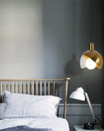 Lampa wisząca sufitowa szklana kula APP638-1CP złota