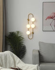 LAMPA ŚCIENNA KINKIET APP1144-4W złota