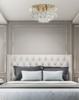 LAMPA KRYSZTAŁOWA PLAFON APP1038-3CP Złota