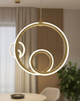 Lampa Sufitowa Wisząca Led Lhj094-1cp Złota 2