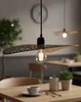 LAMPA SUFITOWA WISZĄCA APP1468-1CP czarna/stare złoto 5