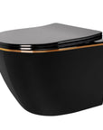 Misa Wc Podwieszana Rea Carlo Mini Tornado Black Gold Egde 1