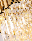 Lampa sufitowa kryształowa APP601-C Złota