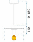 Lampa Wisząca APP1214-1CP Czarna 6