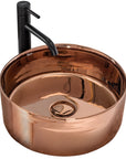 Umywalka nablatowa Rea Ida Rose Gold