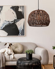 Lampa Wisząca Boho APP1292-1CP Brązowa