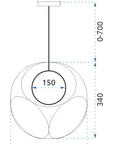 Lampa Wisząca APP1019-1CP 6