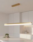 Lampa Wisząca Led App1694-cp 120 Cm Złota Szczotkowana 8