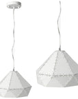 Lampa Sufitowa Wisząca Metalowa APP237-1CP Biała 1