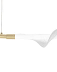 Lampa Wisząca Led G011-cp Biały/złoty 2