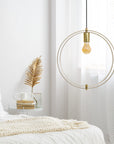LAMPA SUFITOWA WISZĄCA GLAMOUR APP961-1CP Złota 4
