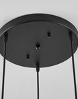 Lampa Sufitowa Kryształ APP513-3CPR Czarna
