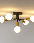 Lampa Wisząca APP1118-5C Czarno Złota