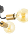 Lampa Wisząca APP1117-3C Czarno Złota