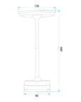 Lampka nocna APP1373-T szara 6