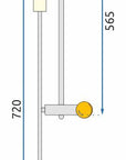 Lampa Wisząca APP1116-6CP