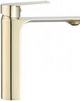Bateria Umywalkowa REA URBAN Złota Gold Wysoka