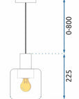 Lampa wisząca APP1011-1CP 10