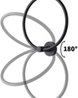 Wieszak łazienkowy RING 332915A MIST 05 CZARNY