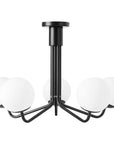 LAMPA WISZĄCA SUFITOWA CZARNA APP1578-5C