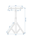 Statyw na lampy halogenowe RSL016 7