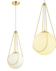 Lampa Sufitowa Wisząca APP1793-1CP 20cm Złota 1
