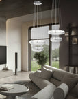 Lampa Wisząca Led Kryształowa Ms006-cp Chrom 2