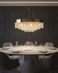 Lampa sufitowa wisząca APP1787-16CP 60 cm Złota 2