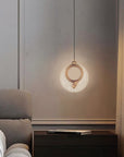 Lampa Wisząca Kryształowa Led Lhj110-1cp Jasne Różowe Złoto 3