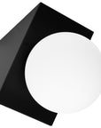 LAMPA ŚCIENNA KINKIET APP1227-1W Czarna
