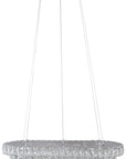 Lampa Sufitowa Wisząca Kryształowa LED 102W pilot APP417-CP