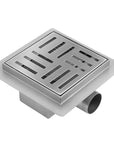 Odpływ liniowy REA CROSS STAL SZCZOTKOWANA 15x15