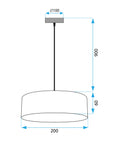 Lampa Wisząca APP1333-1CP BLACK GOLD 8