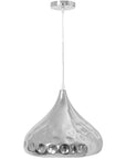 Lampa sufitowa lustrzana APP272-1CP SREBRNA 2