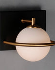 LAMPA ŚCIENNA KINKIET APP1300-1W Czarno Złota 5